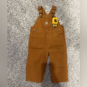 NWT Carhartt Kids Tan Overalls